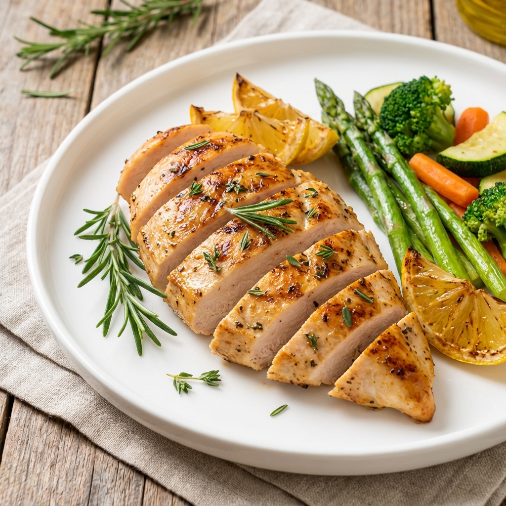 Izgara Tavuk Göğsü Salatası tarifi görseli